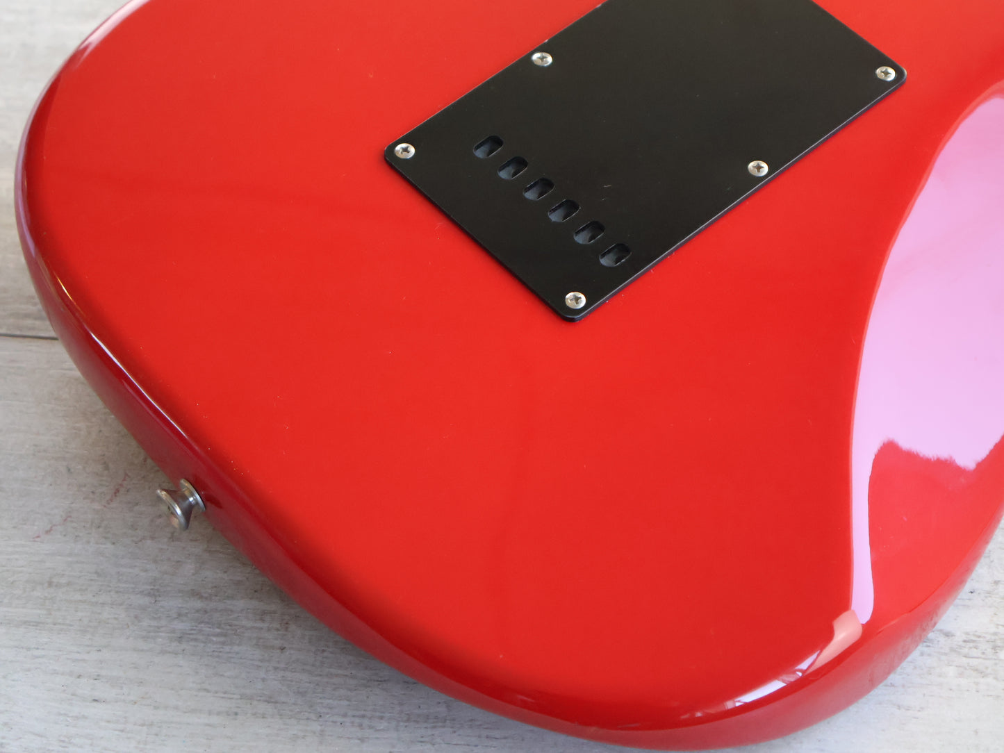 1985 Squier Japan Contemporary Series HSS Stratocaster (Torino Red)