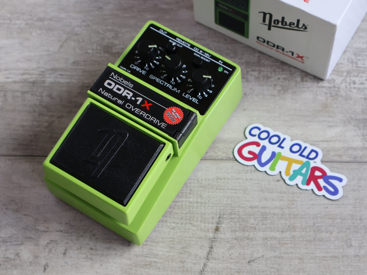 Nobels ODR-1X Analog Natural Overdrive Pedal w/ Gain Boost & Bass Cut