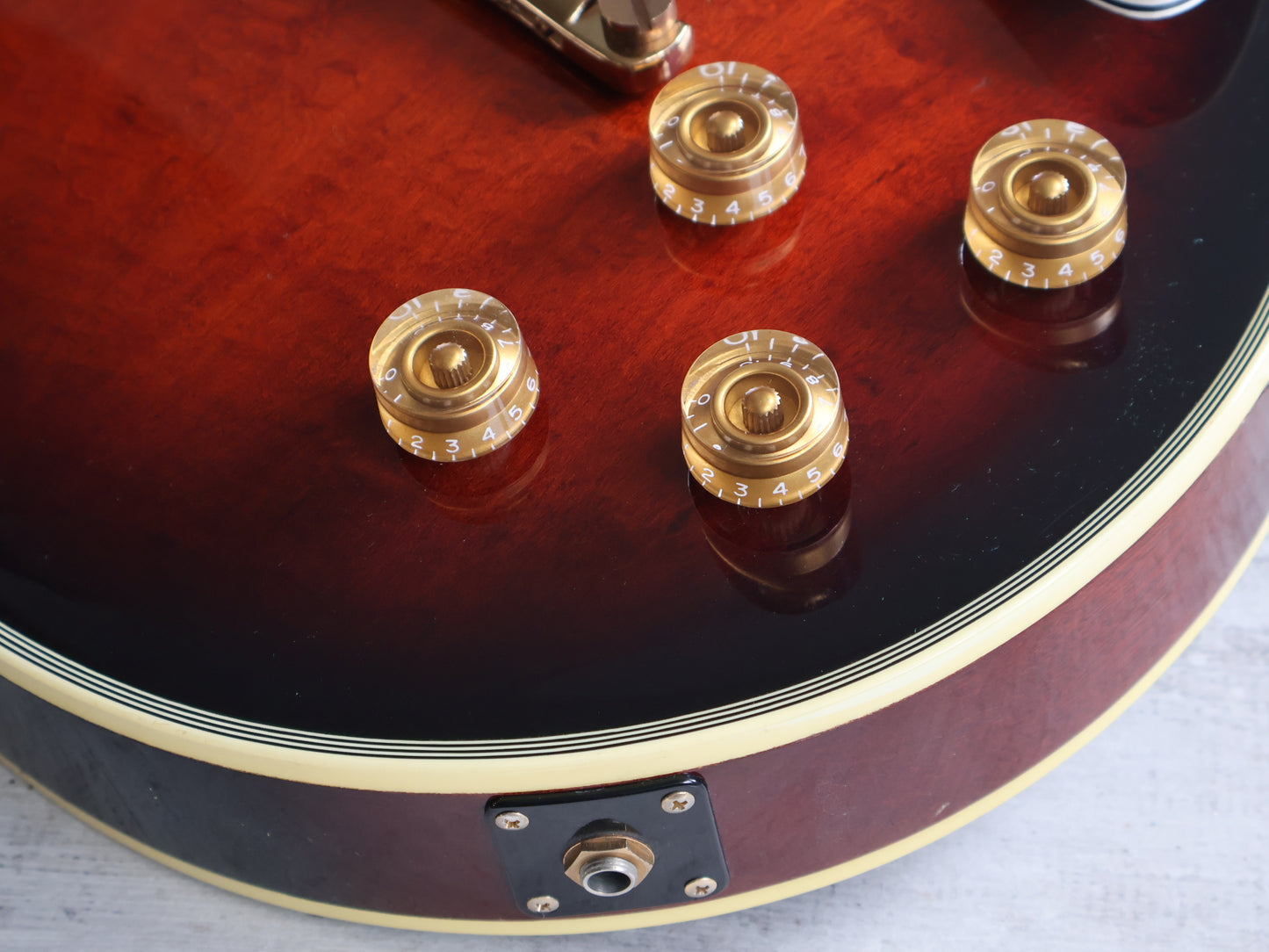 1981 Greco Japan EG-500C Super Power Les Paul Custom (Violin Sunburst)