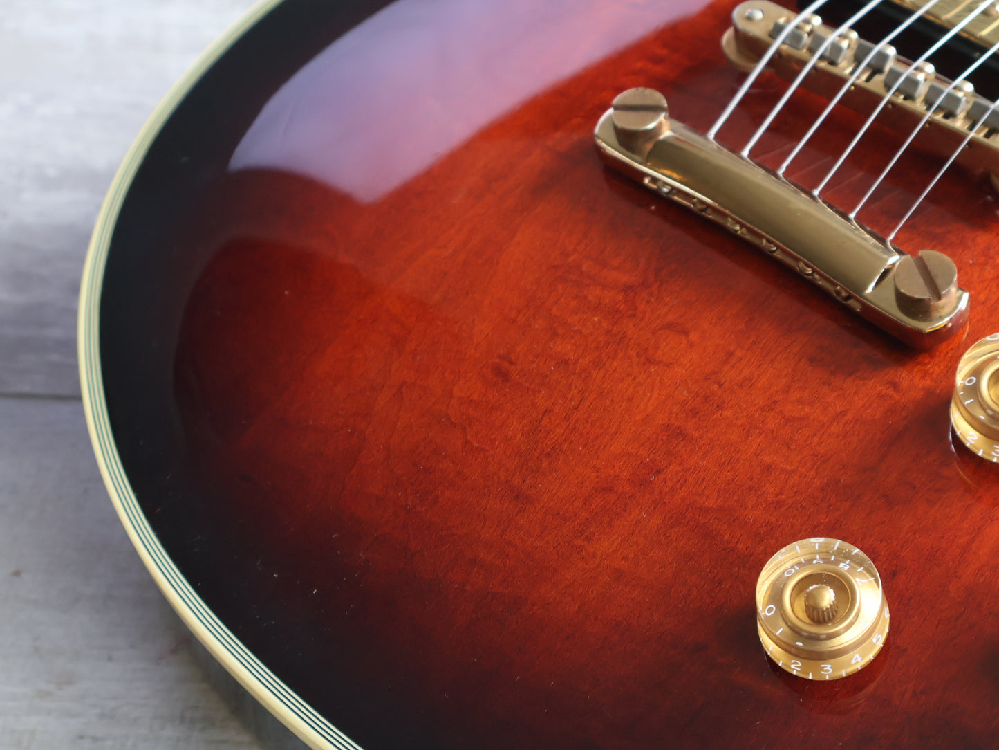 1981 Greco Japan EG-500C Super Power Les Paul Custom (Violin Sunburst)