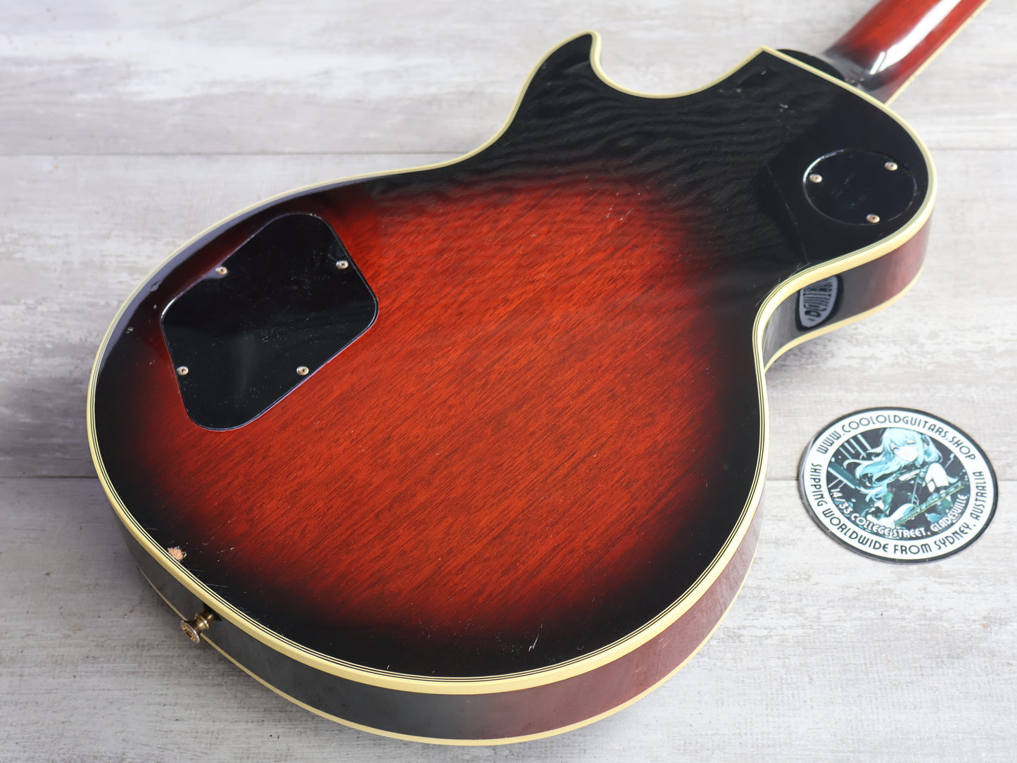 1981 Greco Japan EG-500C Super Power Les Paul Custom (Violin Sunburst)