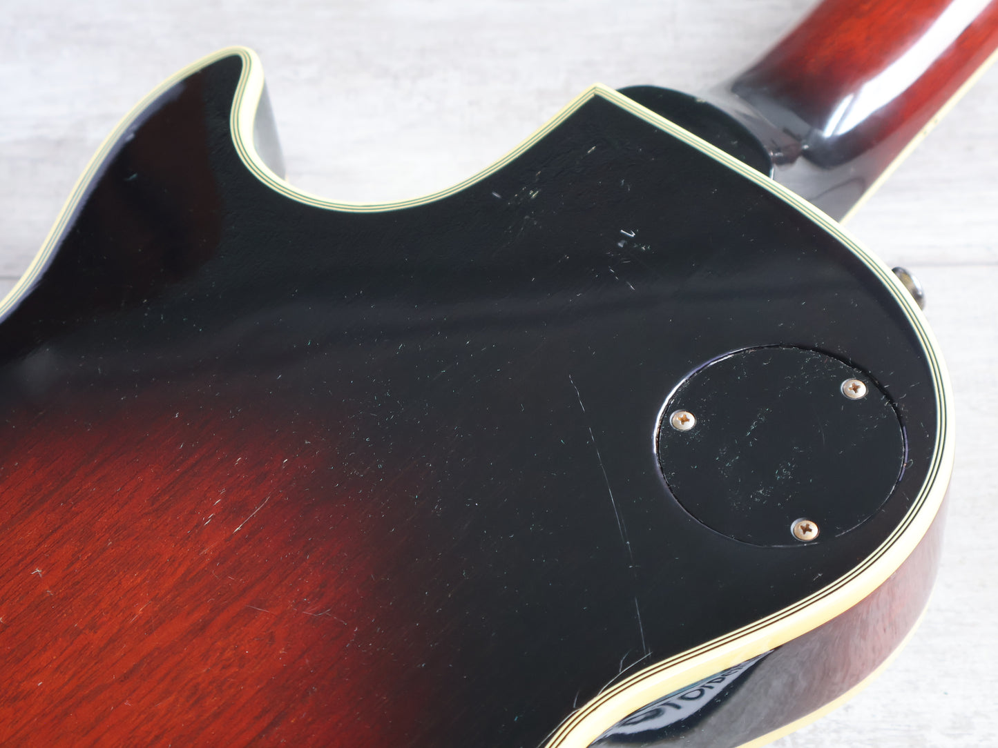 1981 Greco Japan EG-500C Super Power Les Paul Custom (Violin Sunburst)