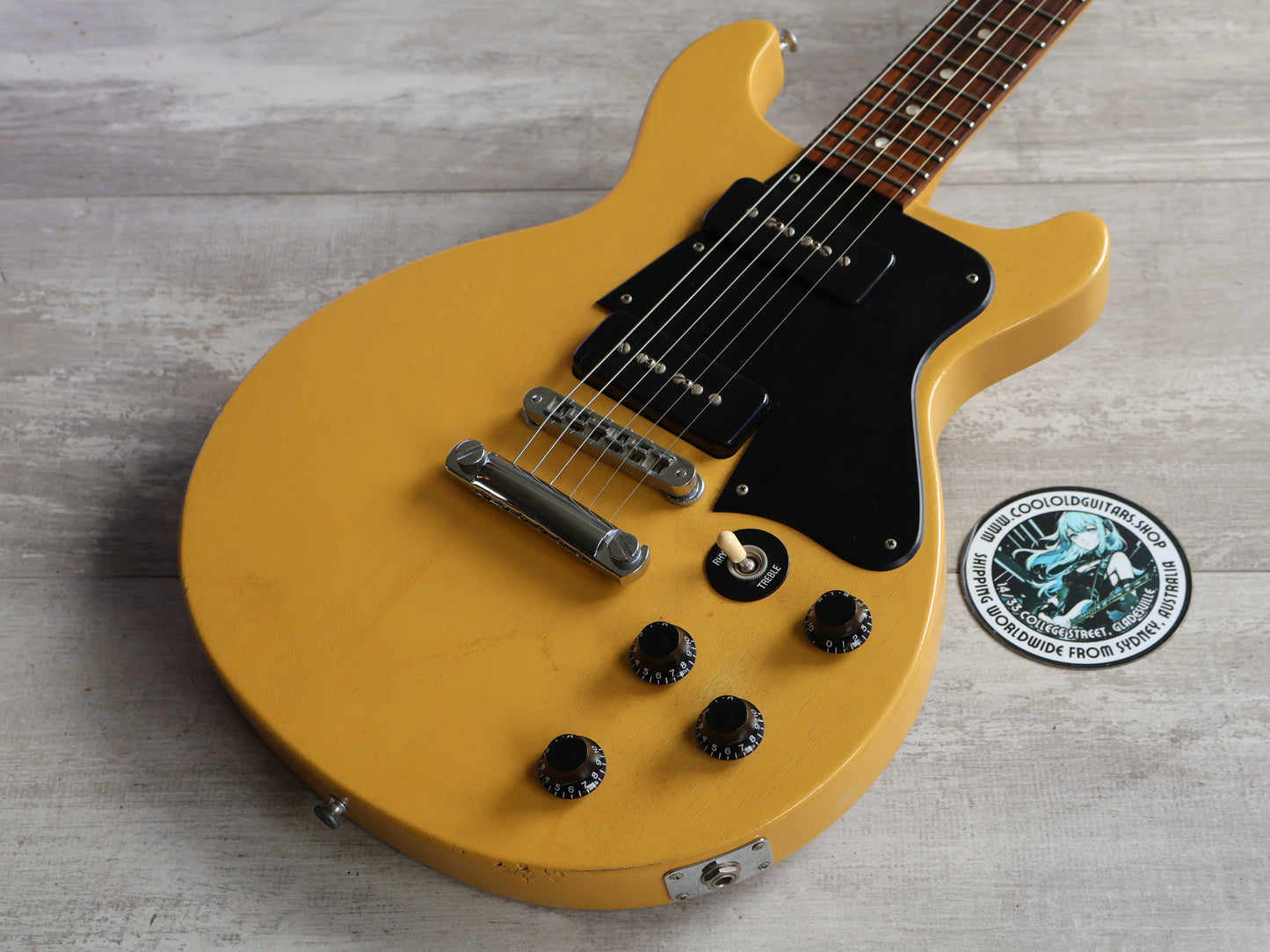 2005 Gibson USA Les Paul Special DC Double Cutaway (Faded TV Yellow)