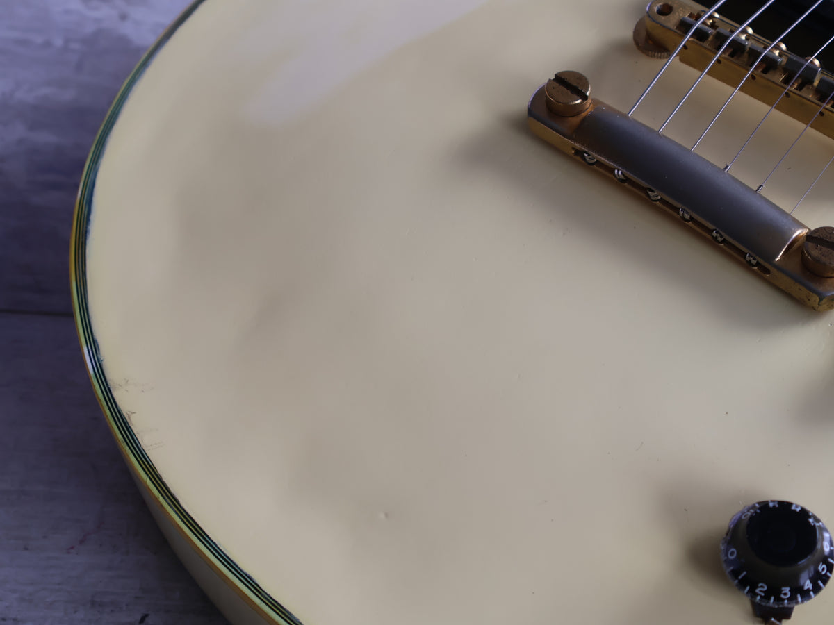 1987 Burny Japan RLC-60 Les Paul Custom (White)