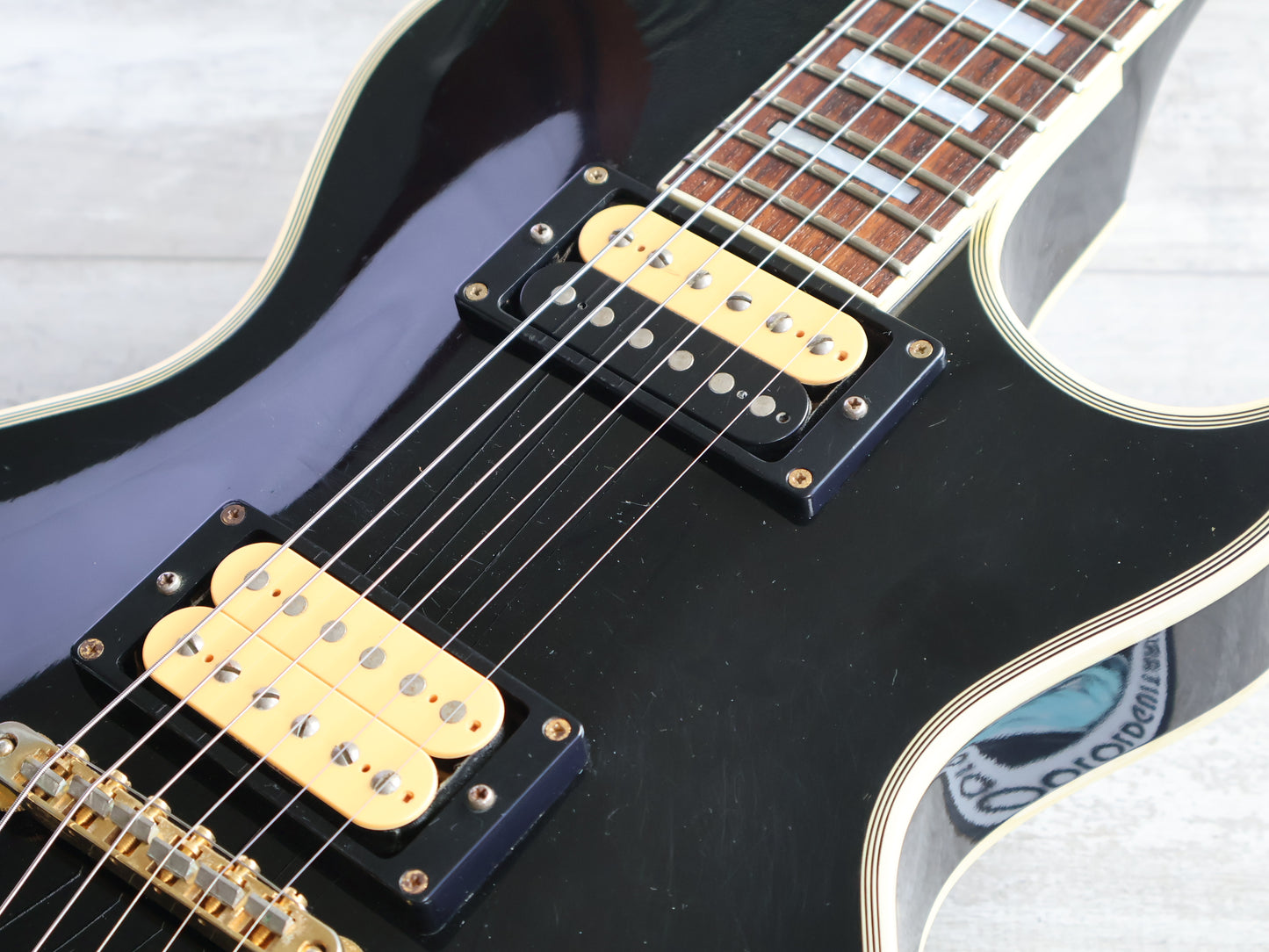 1990's Edwards (by Navigator/ESP Japan) E-LP-95C Ken Yokoyama Les Paul Custom (Ebony)