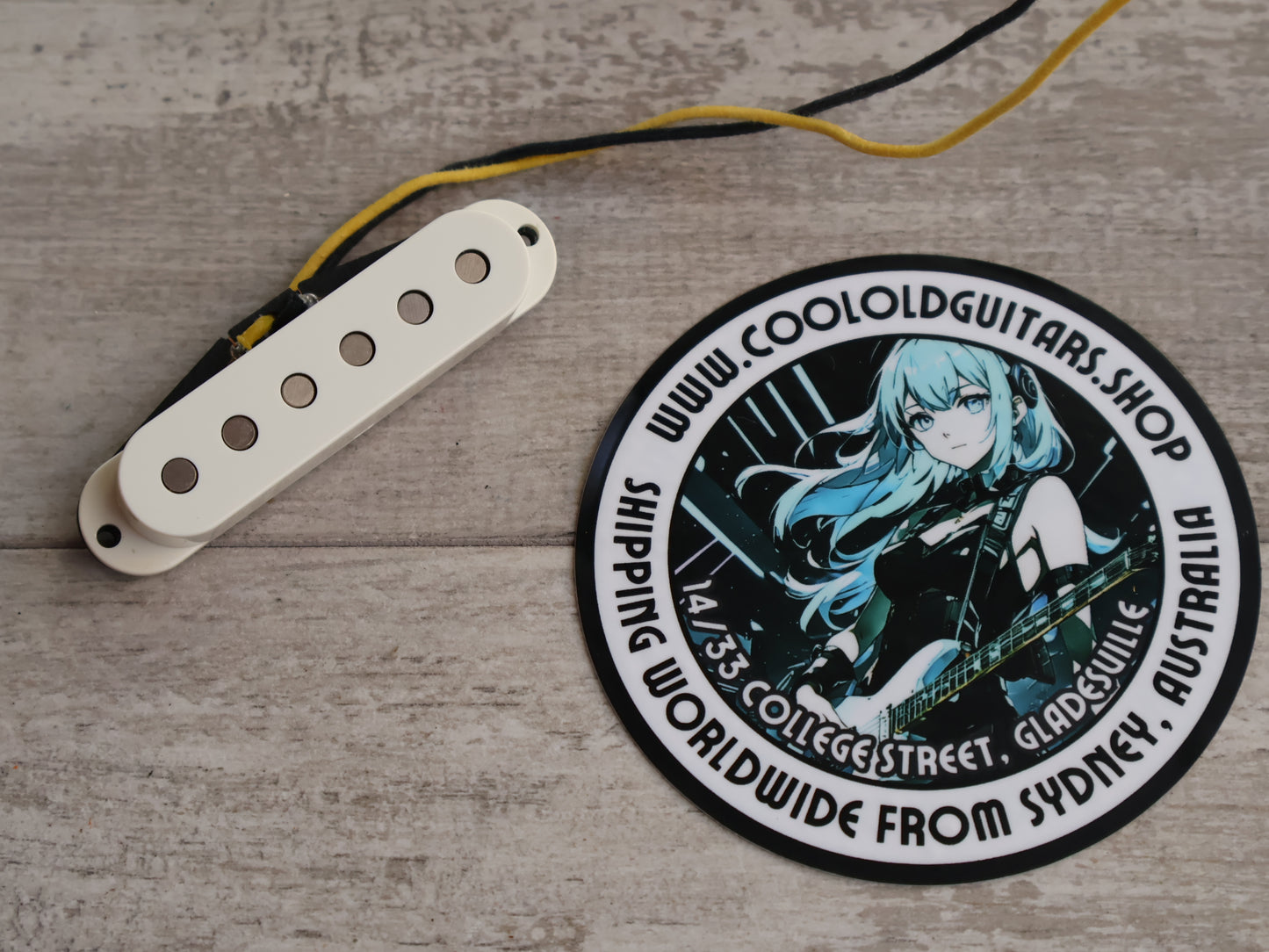 Lollar USA Stratocaster "Blonde" Middle Pickup (Parchment)