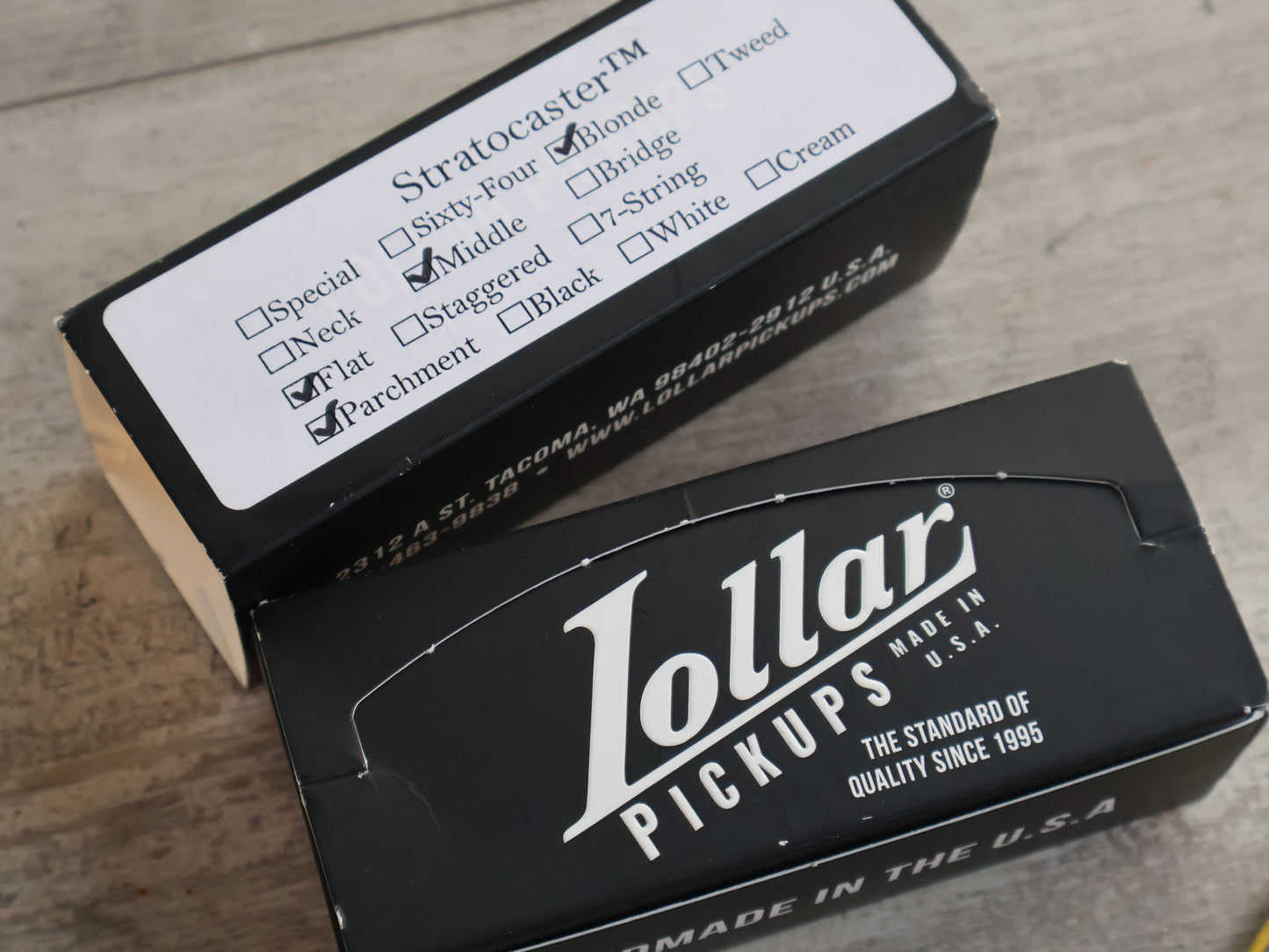 Lollar USA Stratocaster "Blonde" Middle Pickup (Parchment)