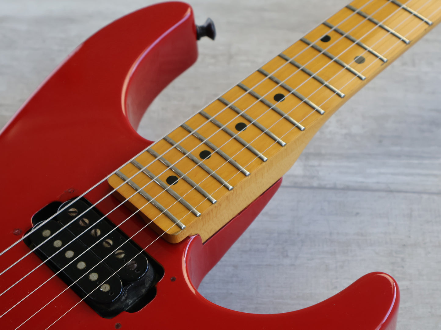 1990's ESP Japan 320RJ Custom Order Mirage HH Superstrat (Ferrari Red)