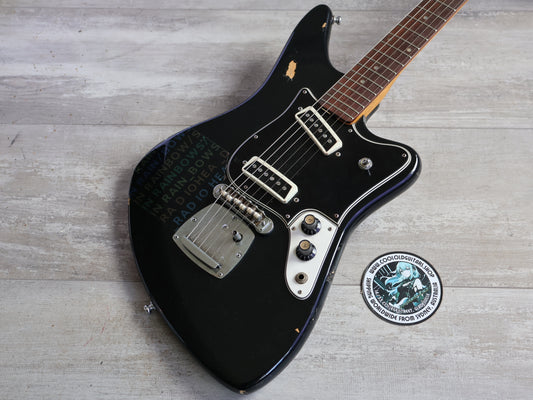1960's Aria Japan (Matsumoku) 1532T Jaguar-Style Offset (Black - Radiohead)