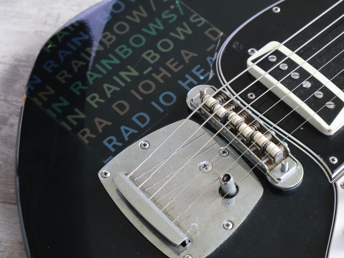 1960's Aria Japan (Matsumoku) 1532T Jaguar-Style Offset (Black - Radiohead)