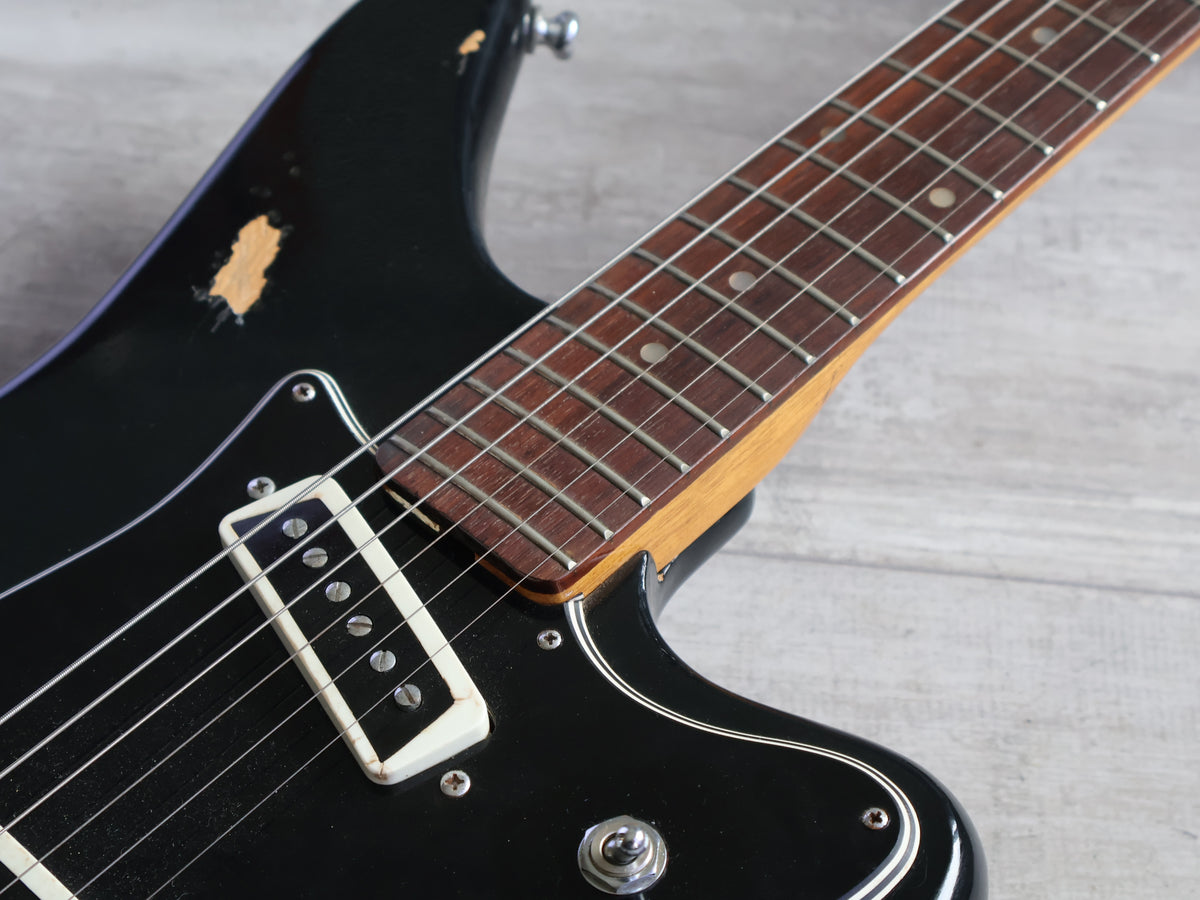 1960's Aria Japan (Matsumoku) 1532T Jaguar-Style Offset (Black - Radiohead)