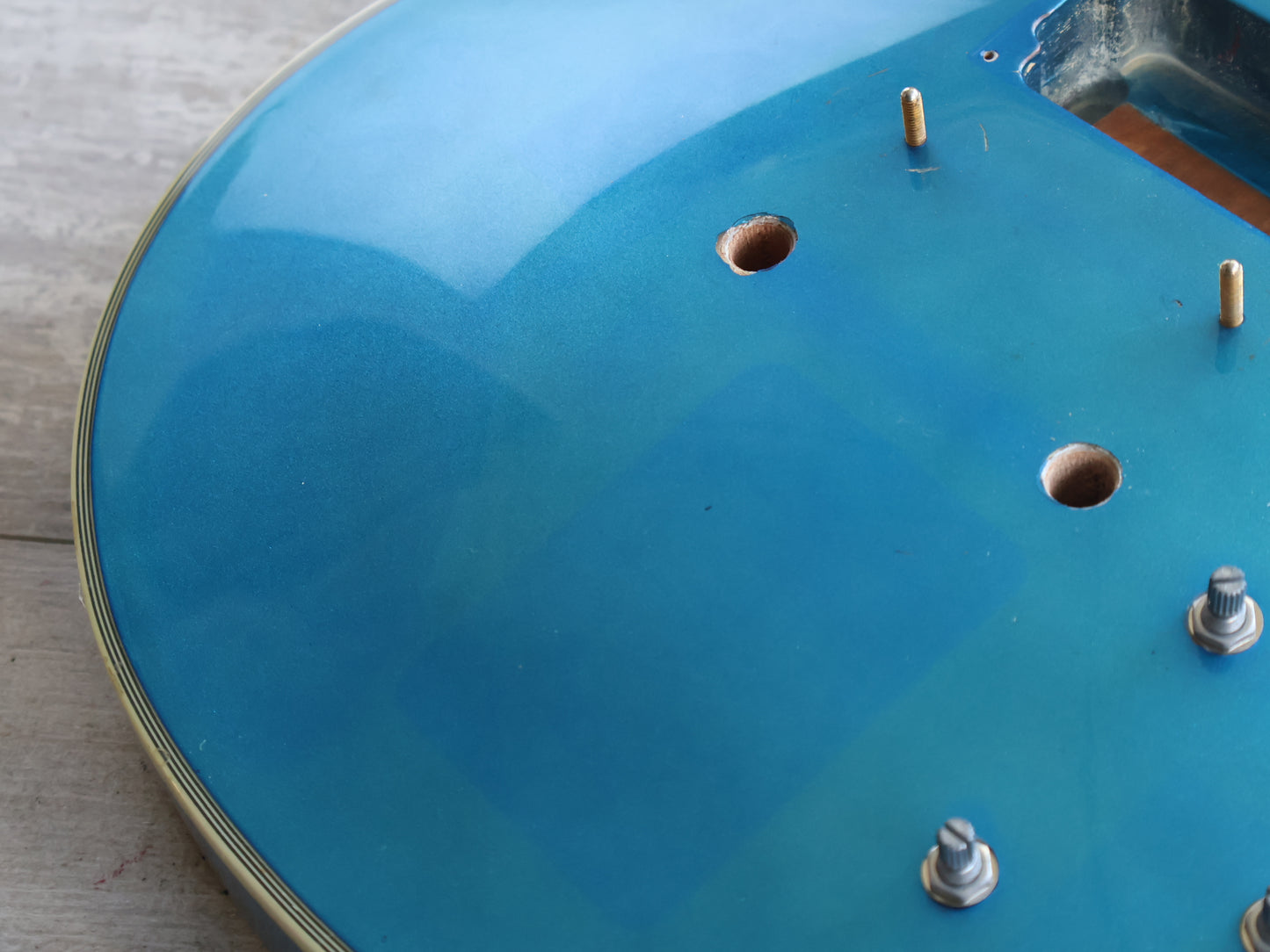 Burny RLC-60G Les Paul Custom Project (Metallic Blue)