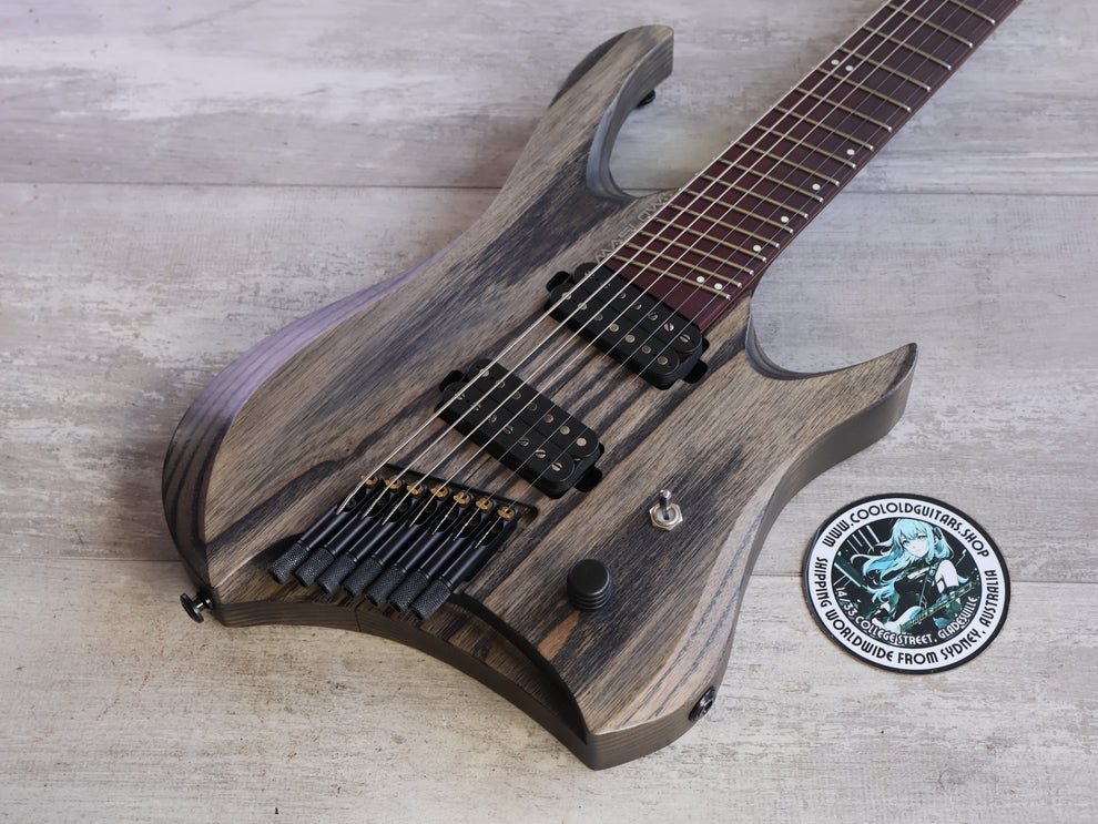 2021 Maslow NSB-7 7-String Headless Guitar – Cool Old Guitars
