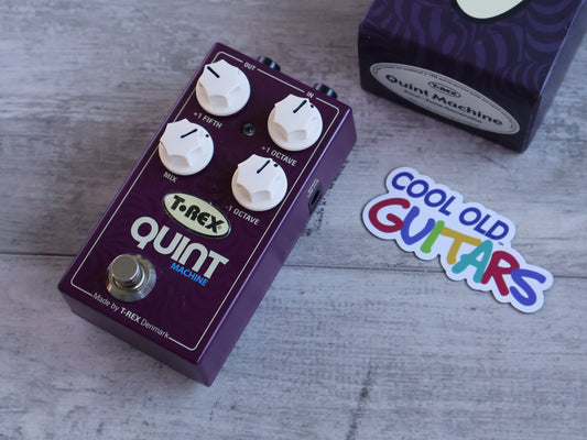 T-Rex QUINT Machine Octaver Pedal w/ Fifth Up & Individual Volume Control