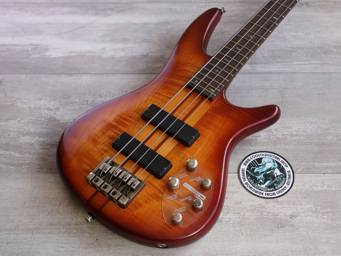 2006 Ibanez Korea SR900FM SDGR Neckthrough Bass w/Bartolini's