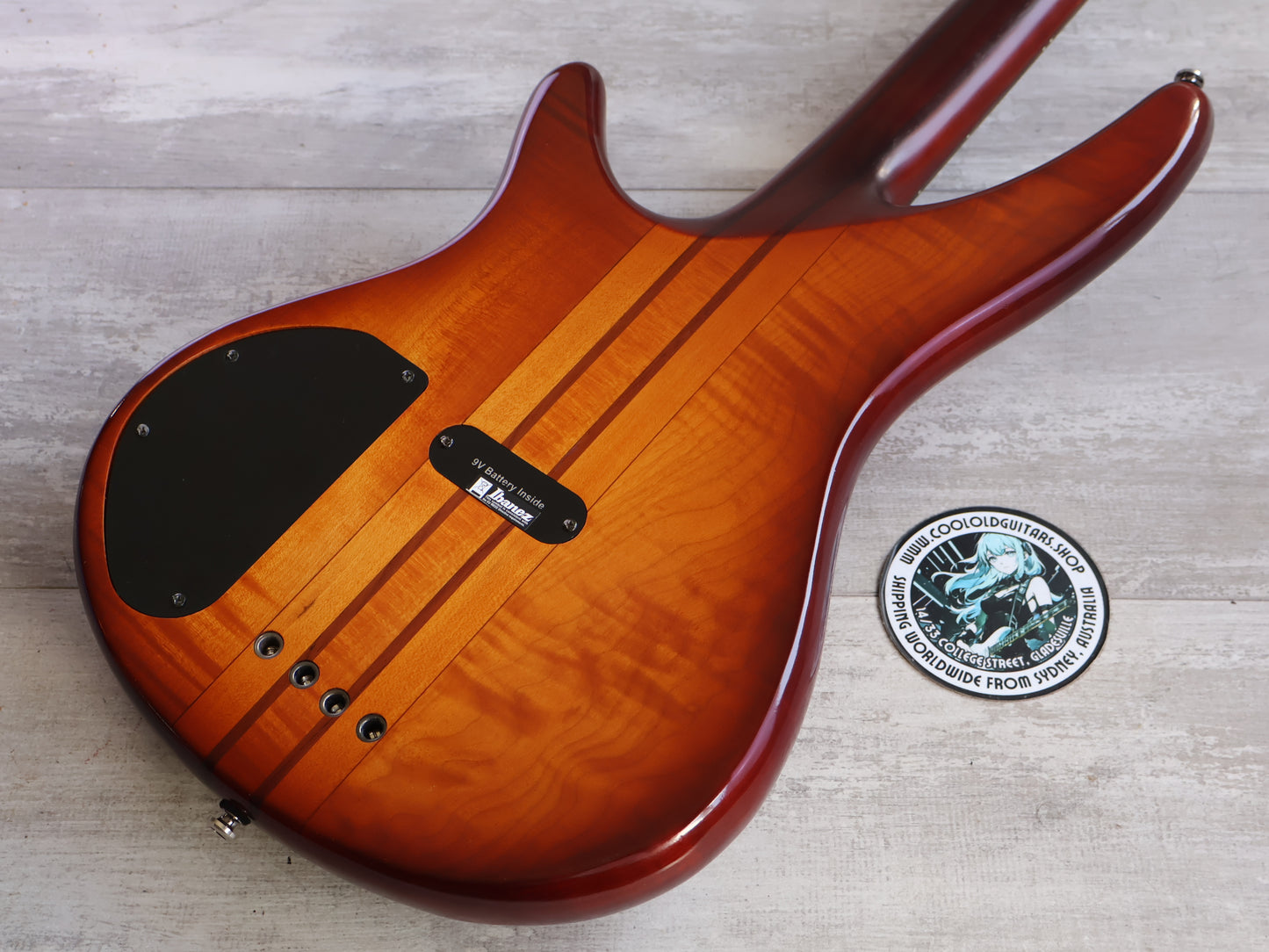 2006 Ibanez Korea SR900FM SDGR Neckthrough Bass w/Bartolini's