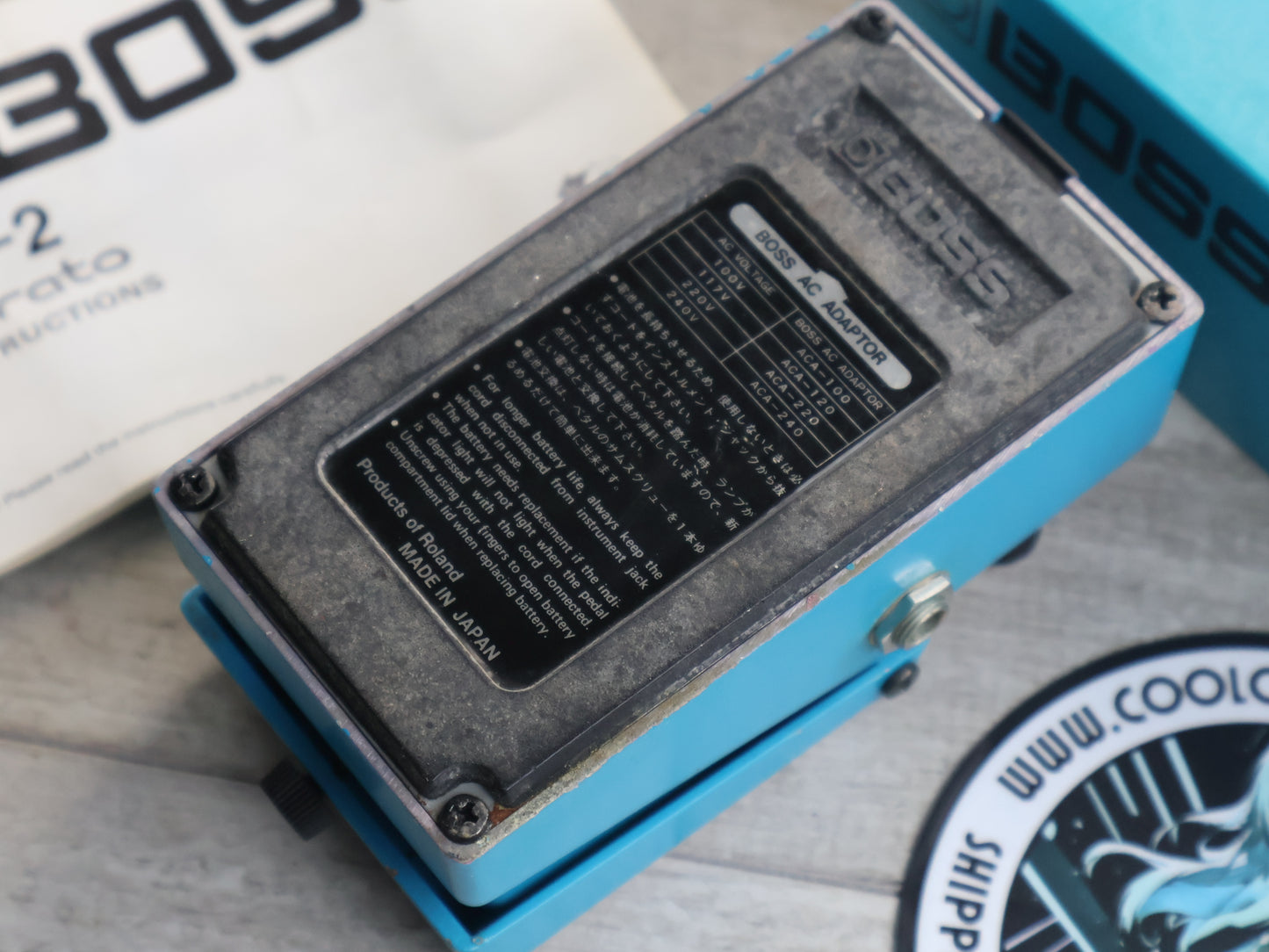 1983 Boss VB-2 Vibrato Pedal w/Box