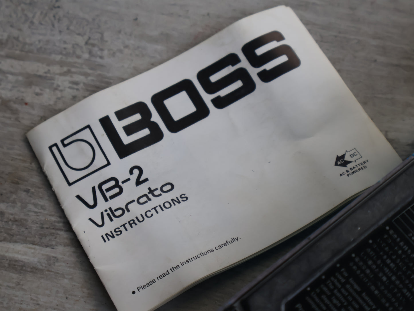 1983 Boss VB-2 Vibrato Pedal w/Box