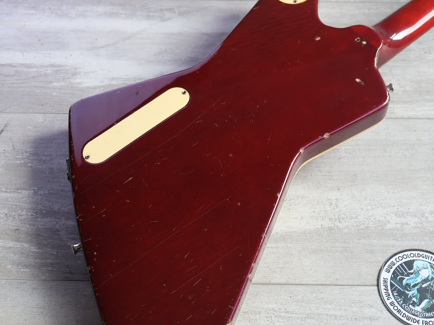 1978 Greco Japan EX800HR "Rick Nielsen" Explorer (Cherry Sunburst)