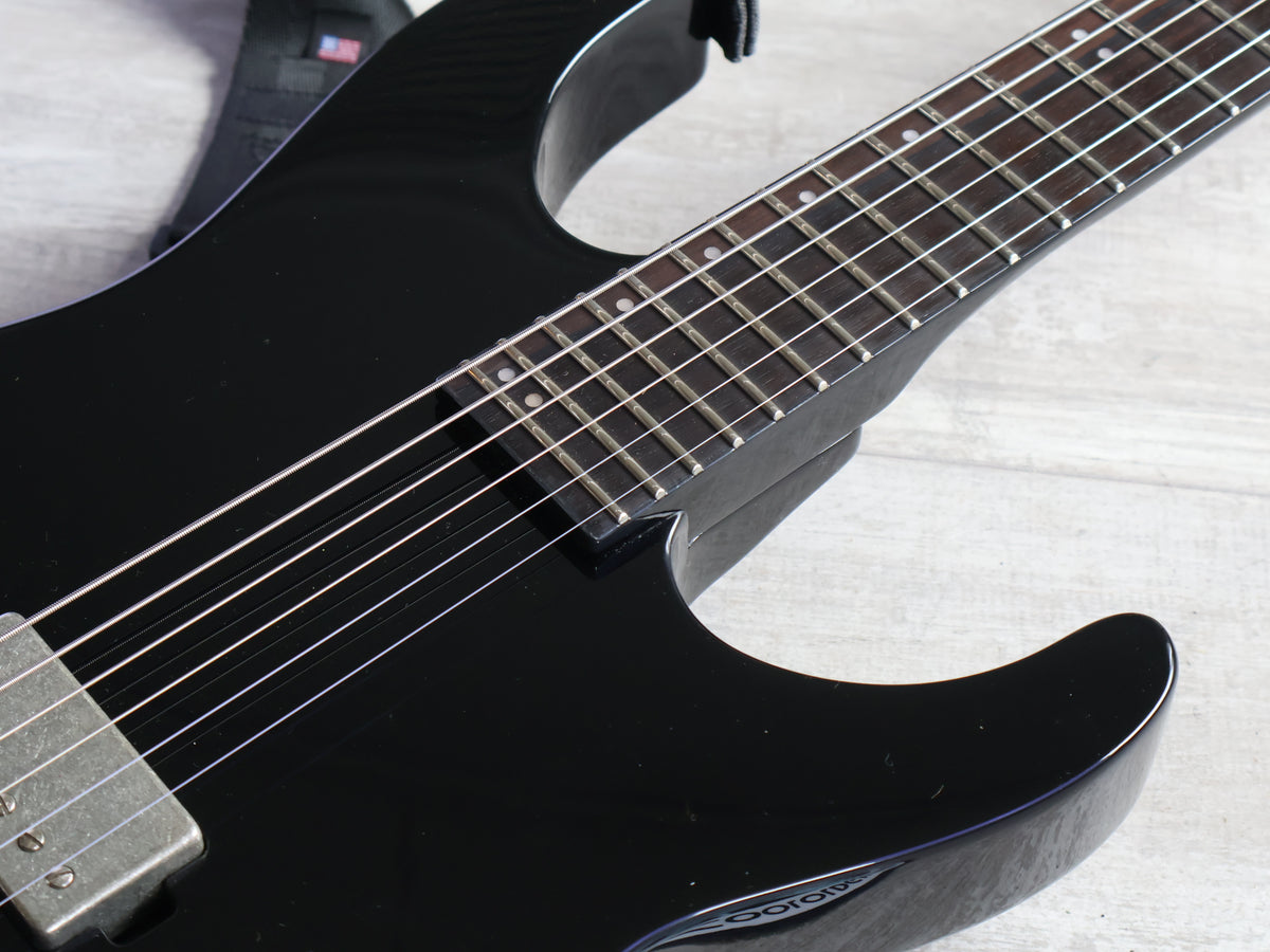 2024 ESP LTD M-201 Baritone Electric Guitar (Black)