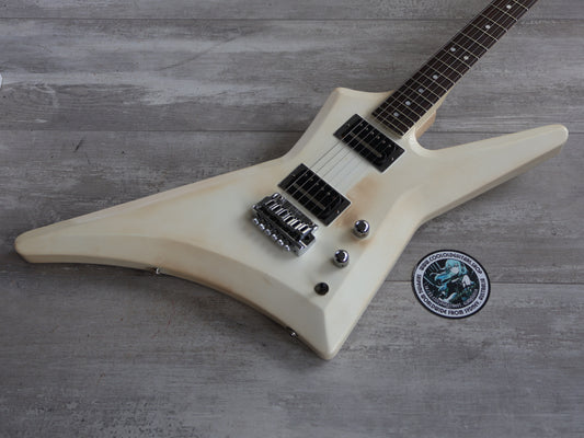 1982 Tokai F-55 Super Edition Explorer/Random Star (Vintage White)