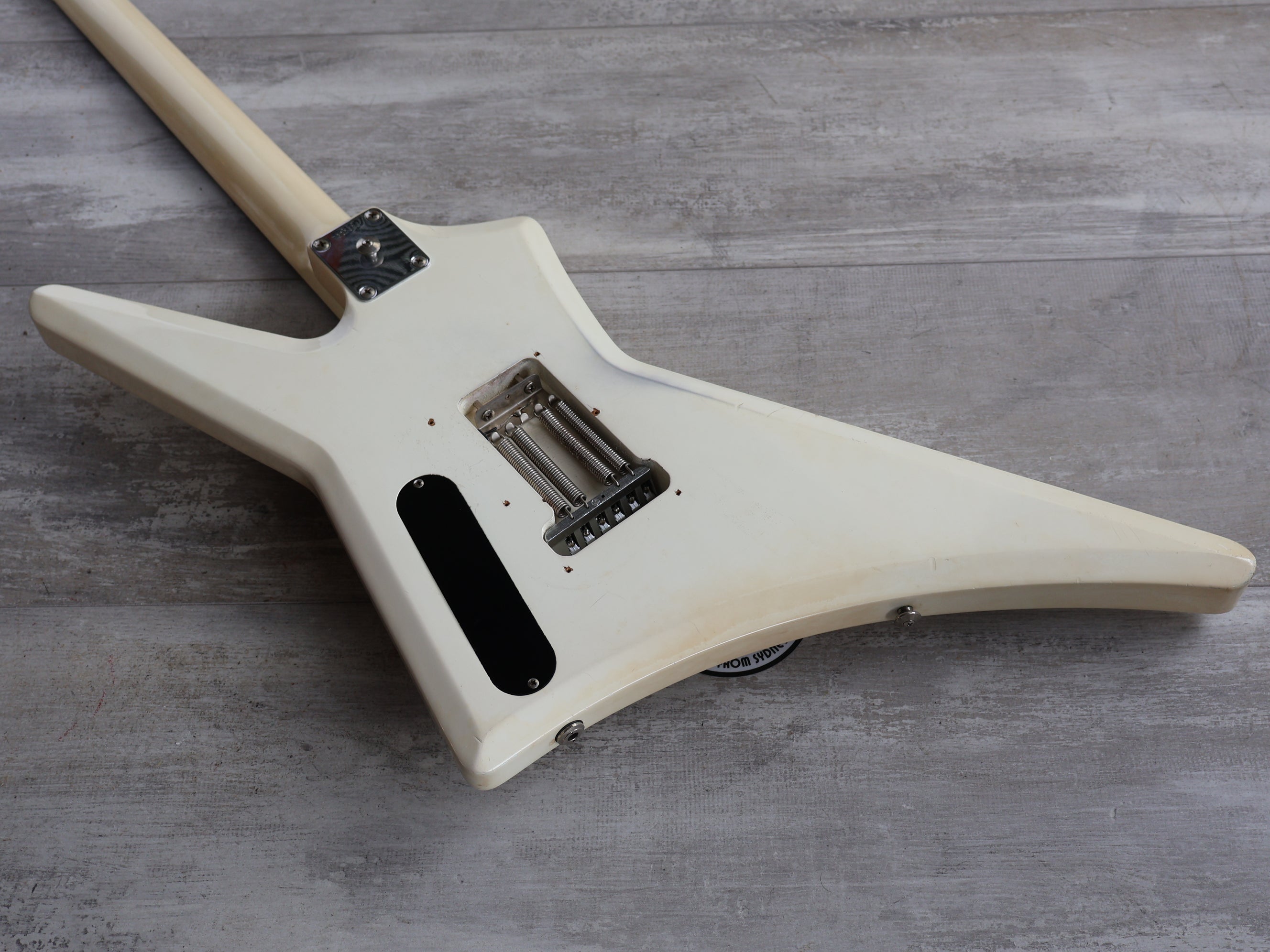 1982 Tokai F-55 Super Edition Explorer/Random Star (Vintage White