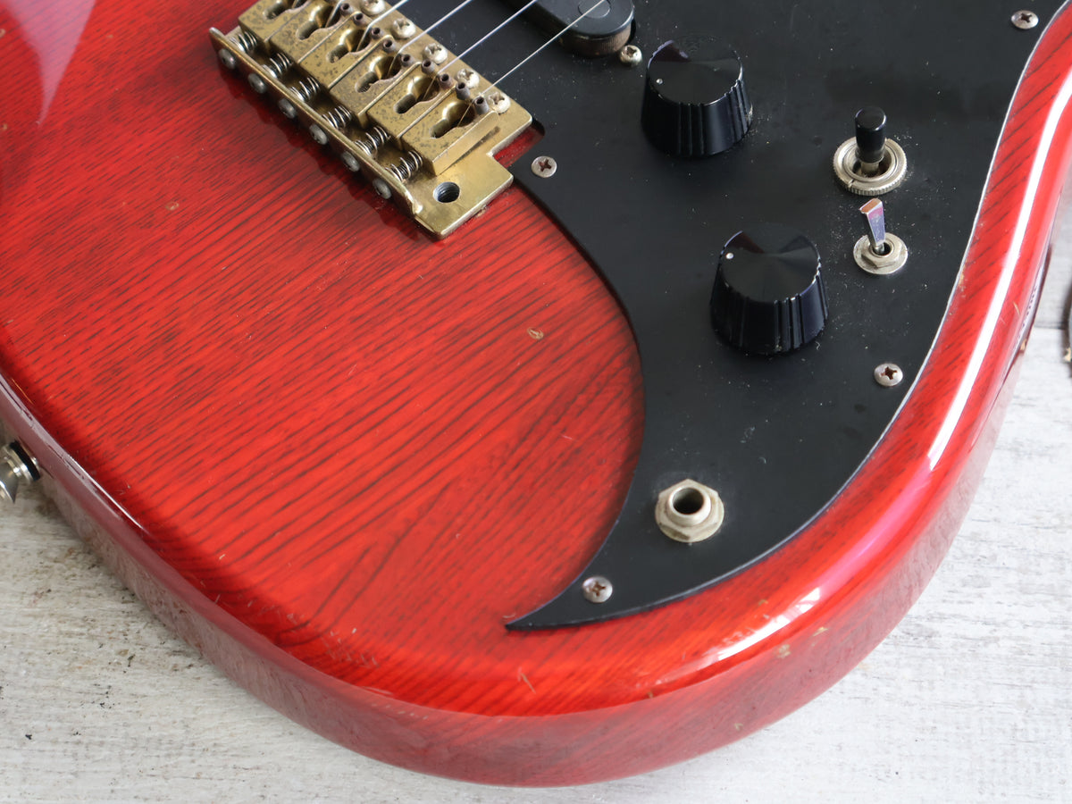1981 Aria Pro II Japan Bobcat RS (Transparent Red)