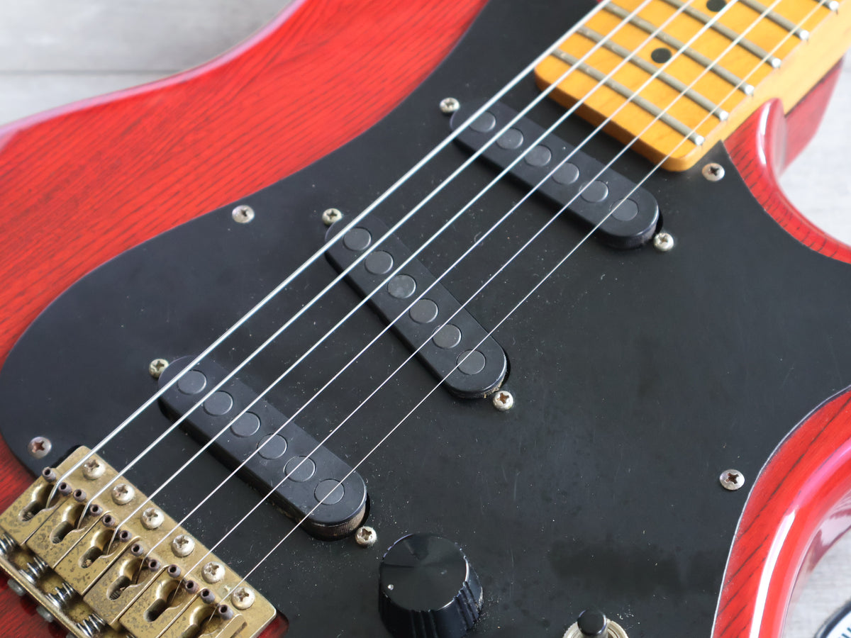 1981 Aria Pro II Japan Bobcat RS (Transparent Red)