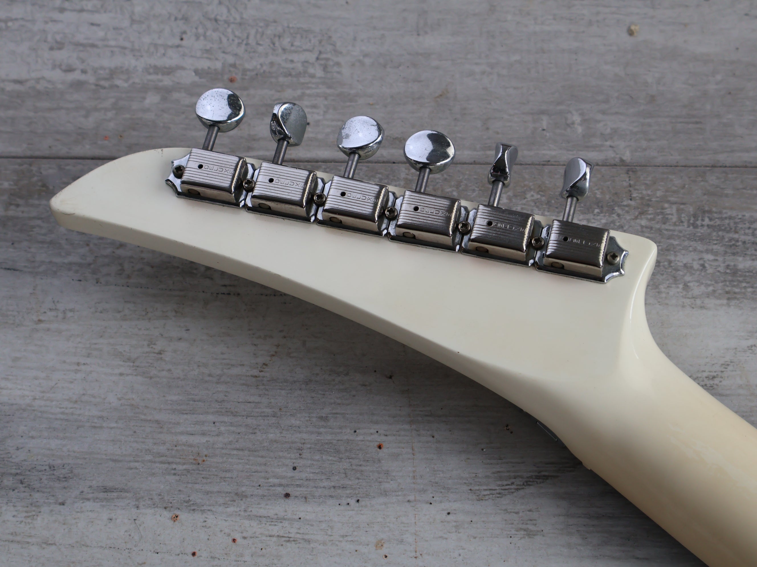1982 Tokai F-55 Super Edition Explorer/Random Star (Vintage White