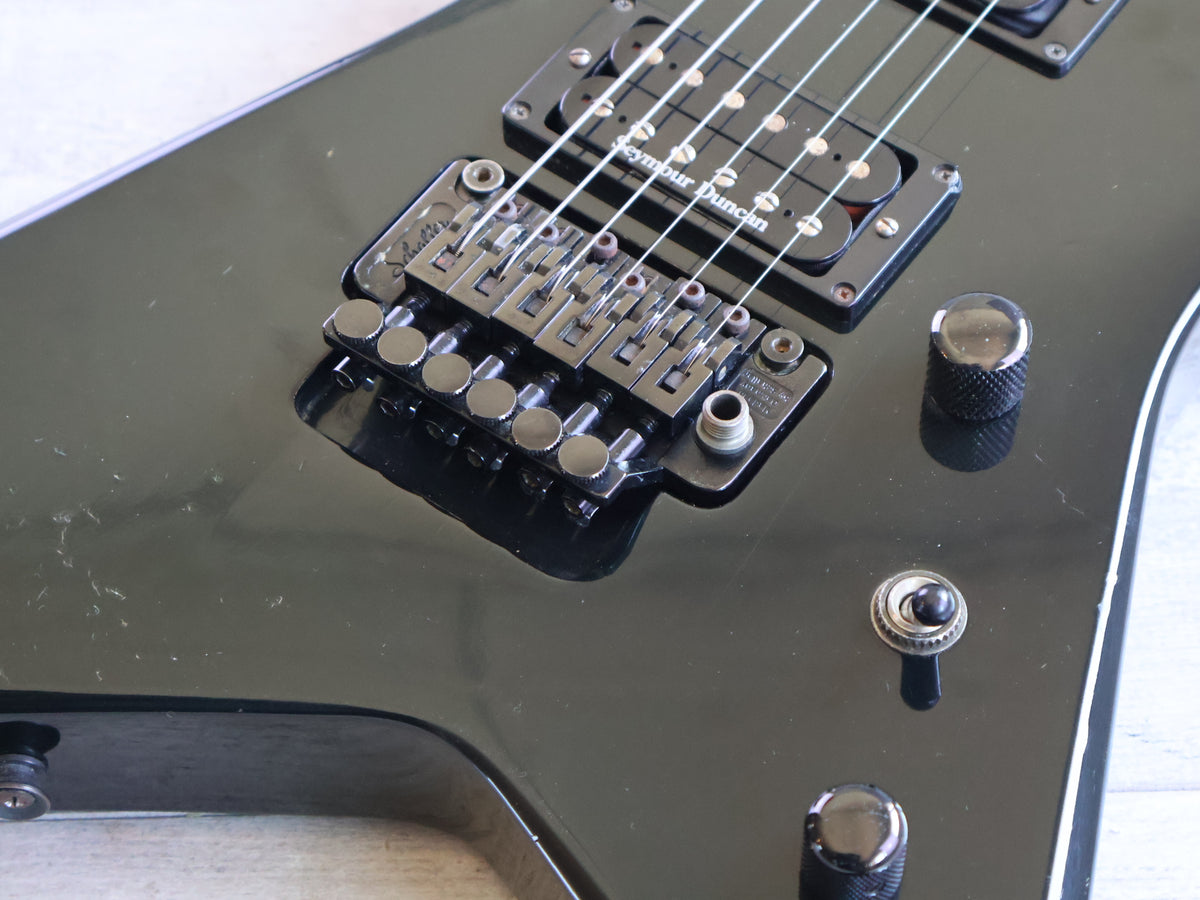 2000's Jackson Stars Japan KS-138 "Kelly Star" Neckthrough Pointy Shredder (Black)