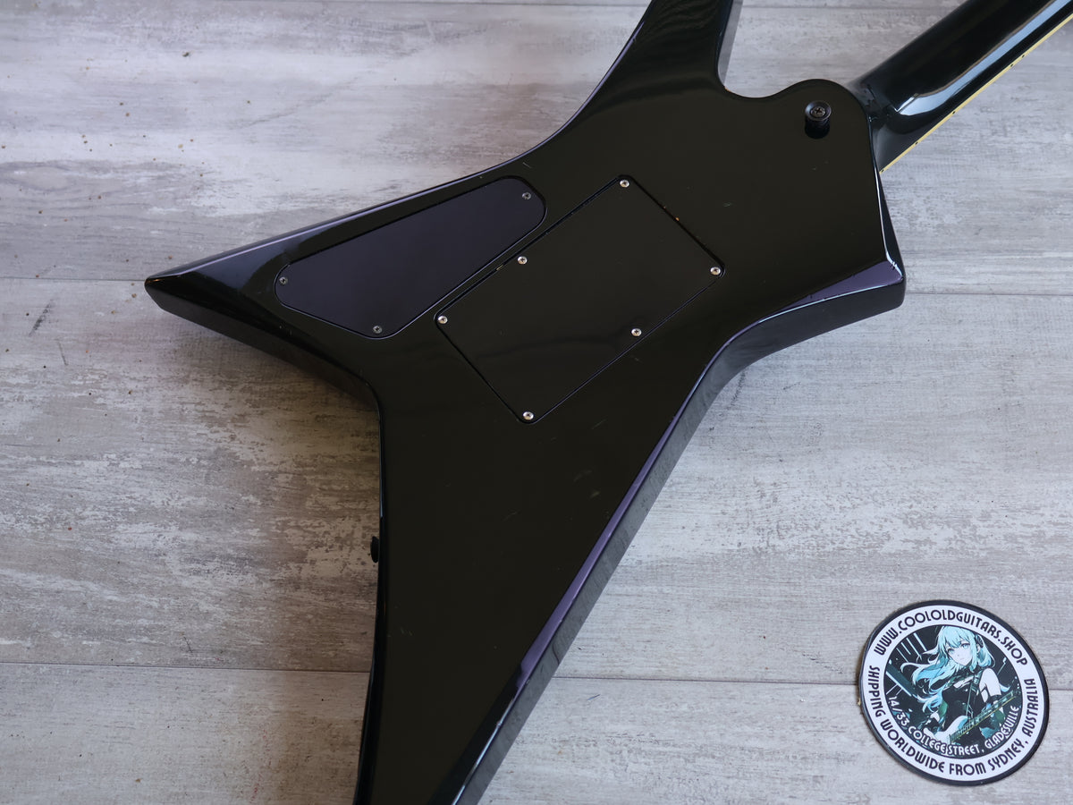 2000's Jackson Stars Japan KS-138 "Kelly Star" Neckthrough Pointy Shredder (Black)