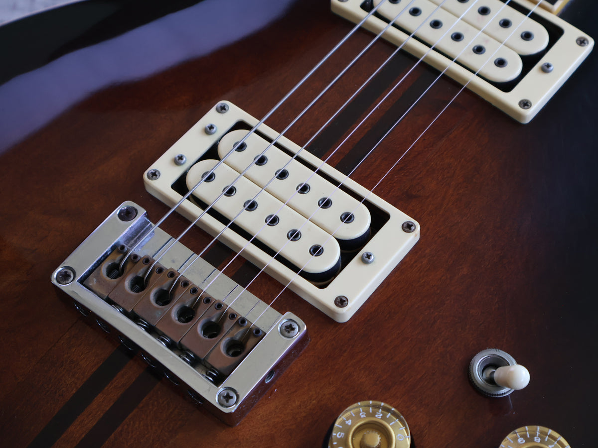 1979 Washburn Japan "Wing Series" Falcon Neckthrough Double Cut (Sunburst)