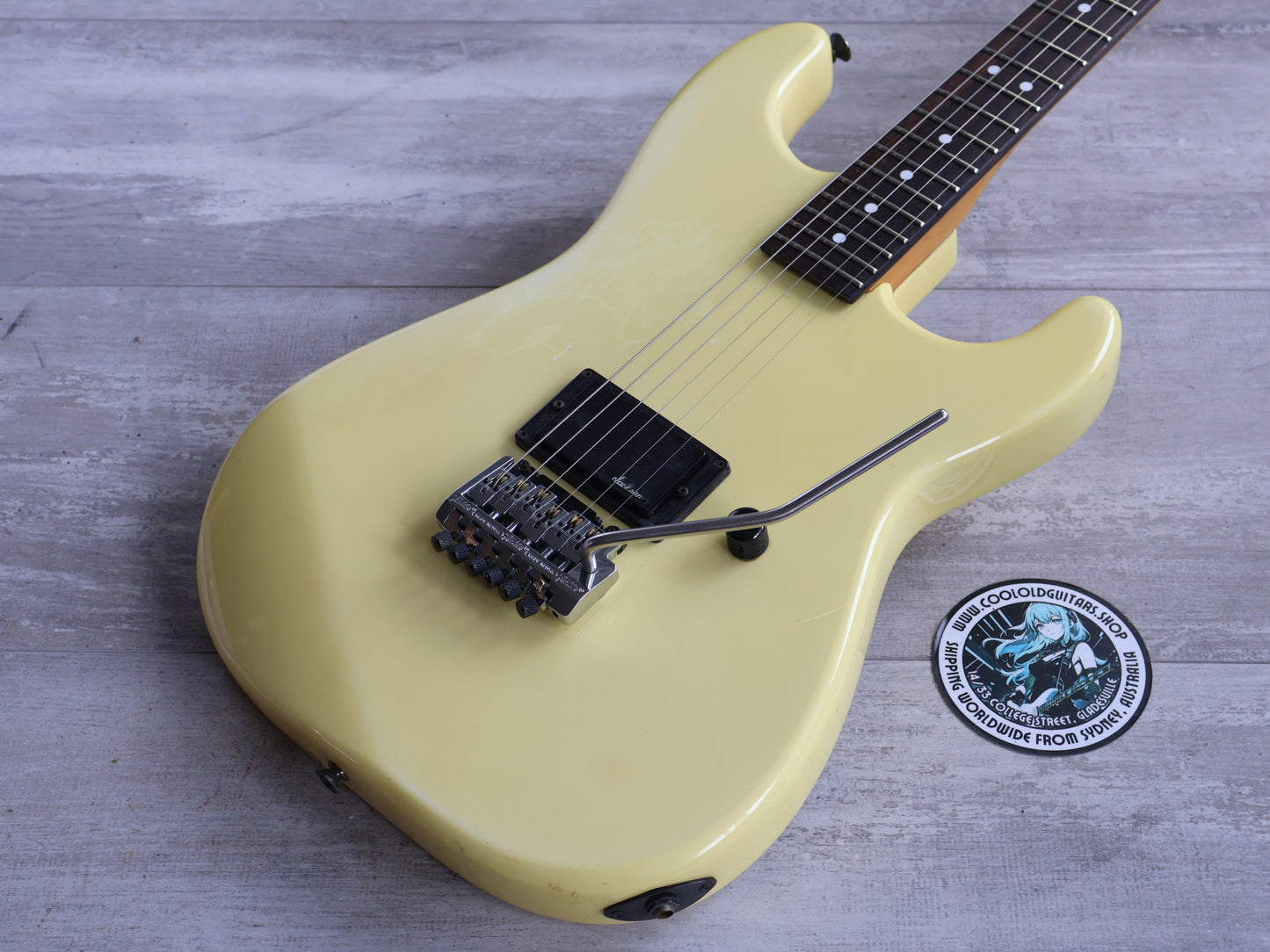 1986 Charvel Japan Model 2 Superstrat w/Kahler (Vintage White)
