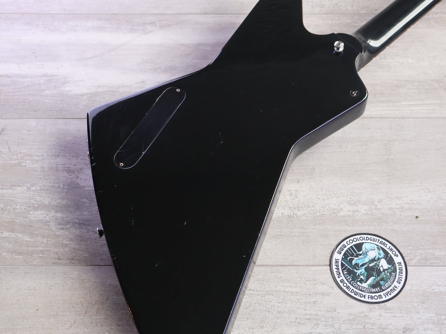 2002 Gibson USA '76 Reissue Explorer (Black)