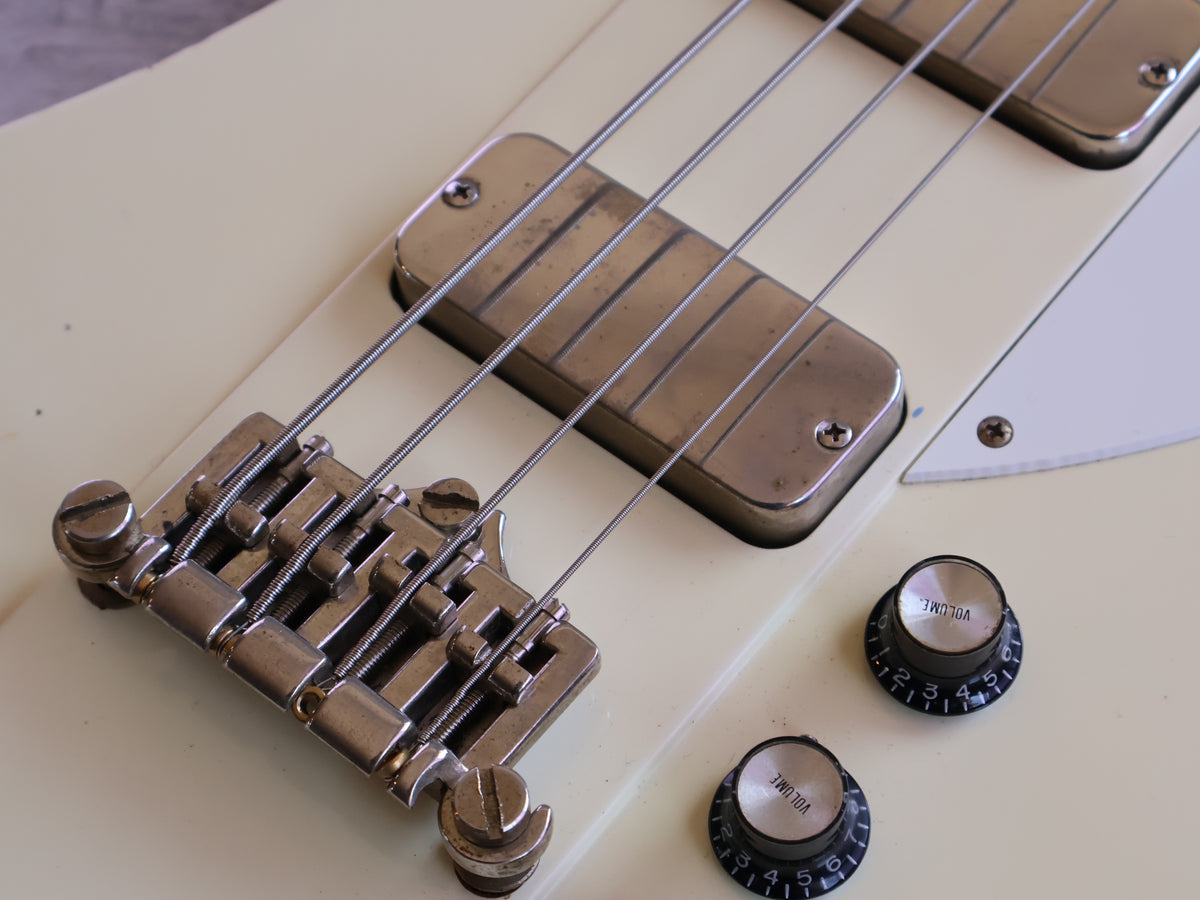 1991 Orville by Gibson Japan "TB" Thunderbird Bass (Arctic White)