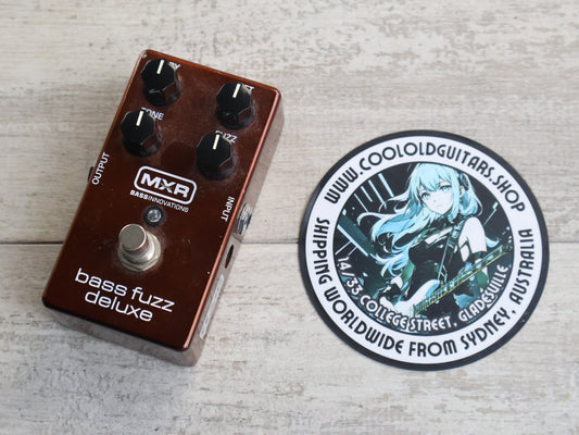 MXR Bass Fuzz Deluxe Effects Pedal