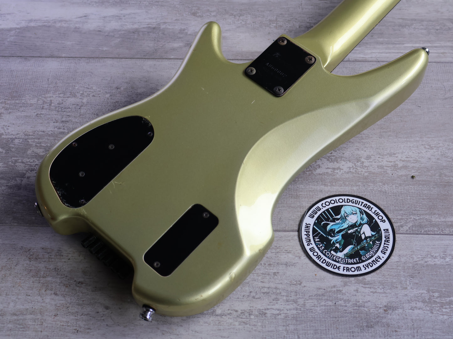 1986 Ibanez Japan AX75 Axstar Headless Guitar (Silver)