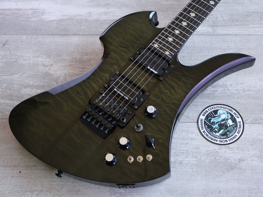 2009 BC Rich Korea Legacy Series ST Neckthrough Mockingbird (Transparent Black)