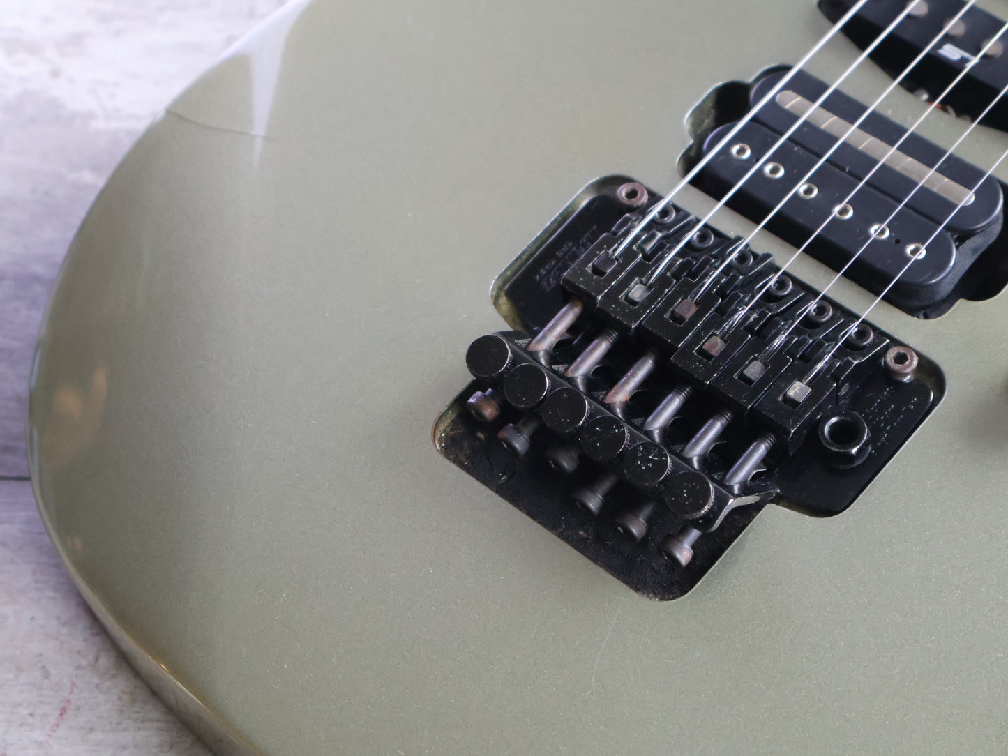 1997 Ibanez Japan RG380 HSH Superstrat (Pewter)