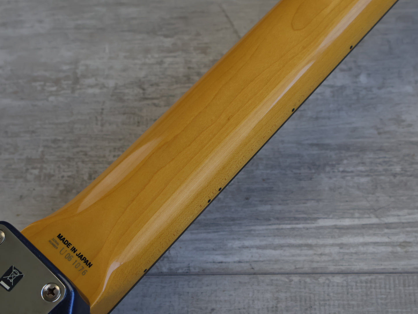 2012 Fender Japan MG-KC Kurt Cobain Signature Mustang (Lake Placid Blue w/Competition Stripe)