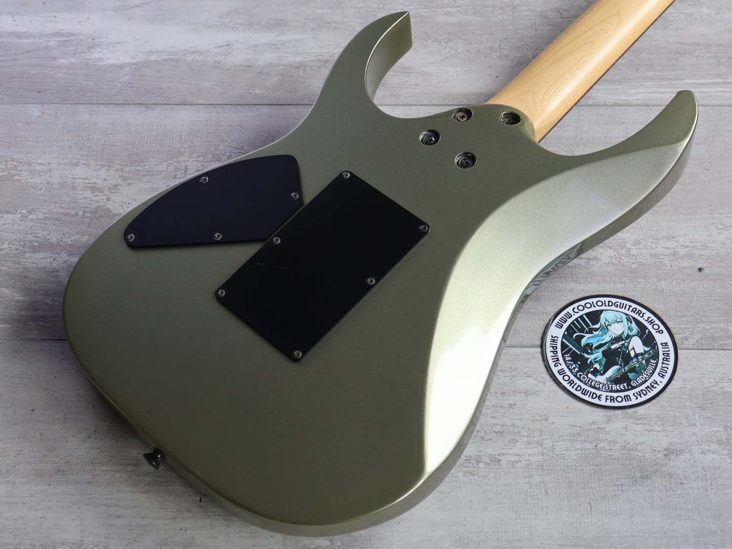 1997 Ibanez Japan RG380 HSH Superstrat (Pewter)