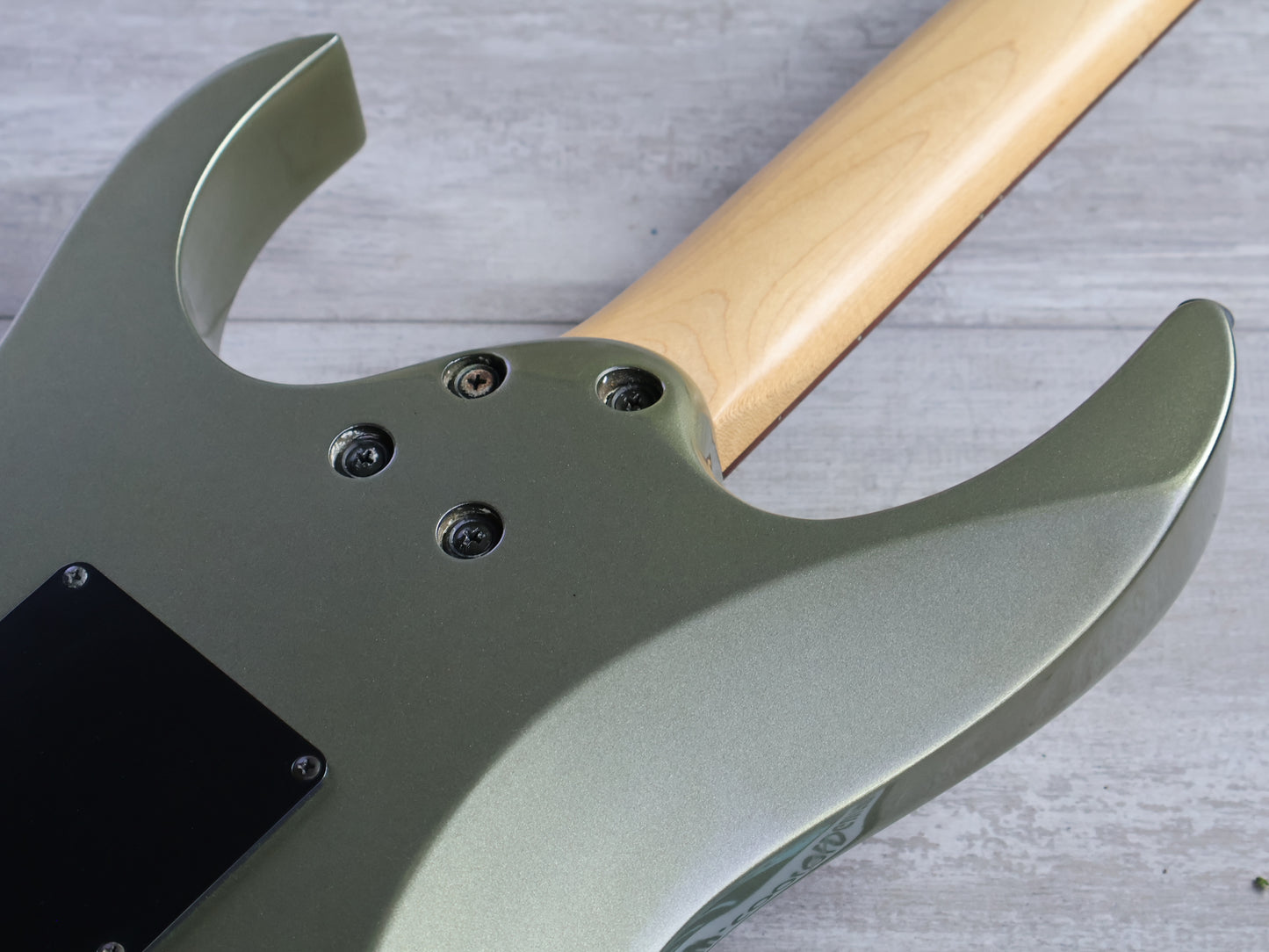 1997 Ibanez Japan RG380 HSH Superstrat (Pewter)