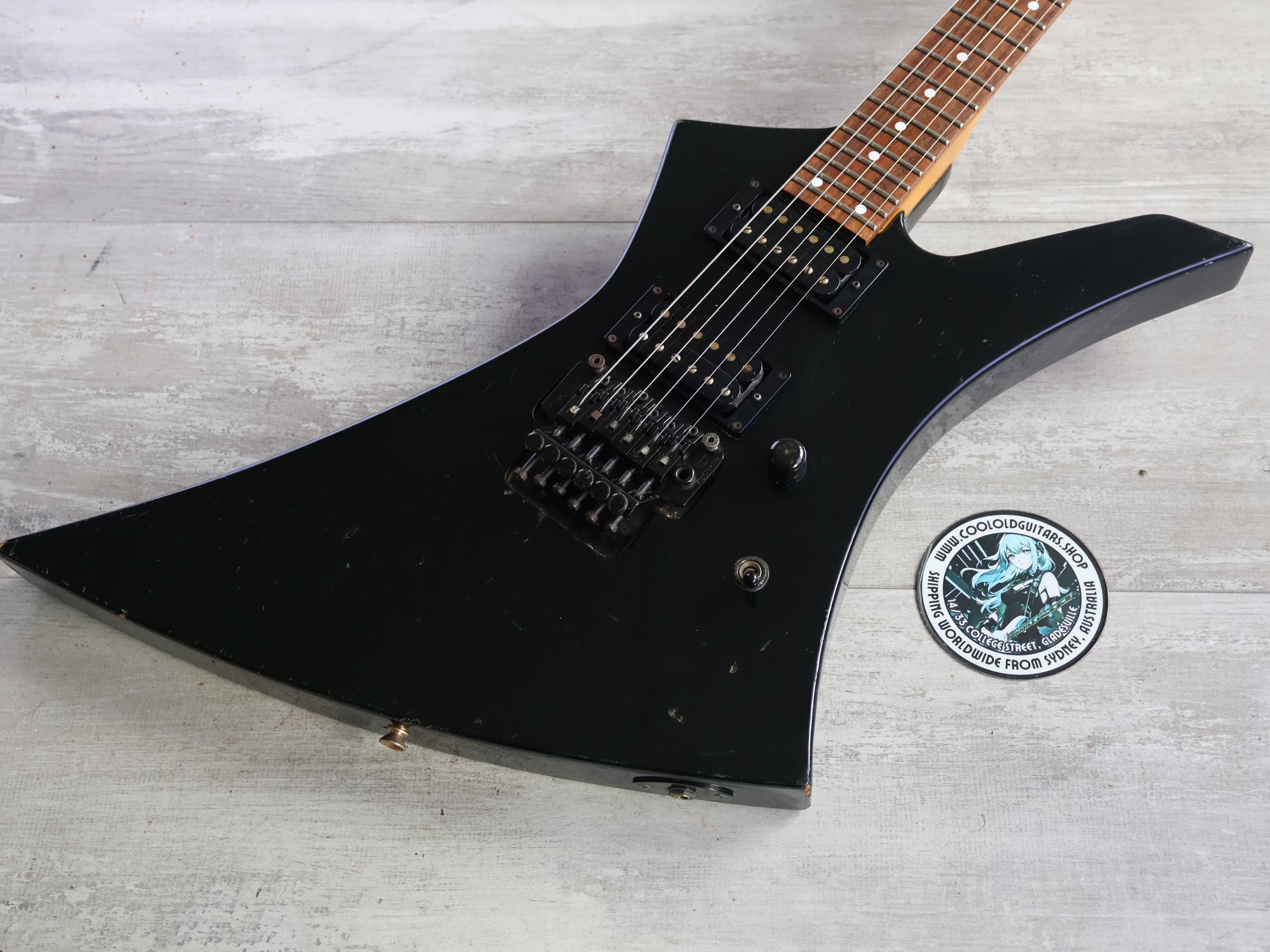 1991 Jackson Charvel Japan CKL-068 Exclaim Series Kelly (Black