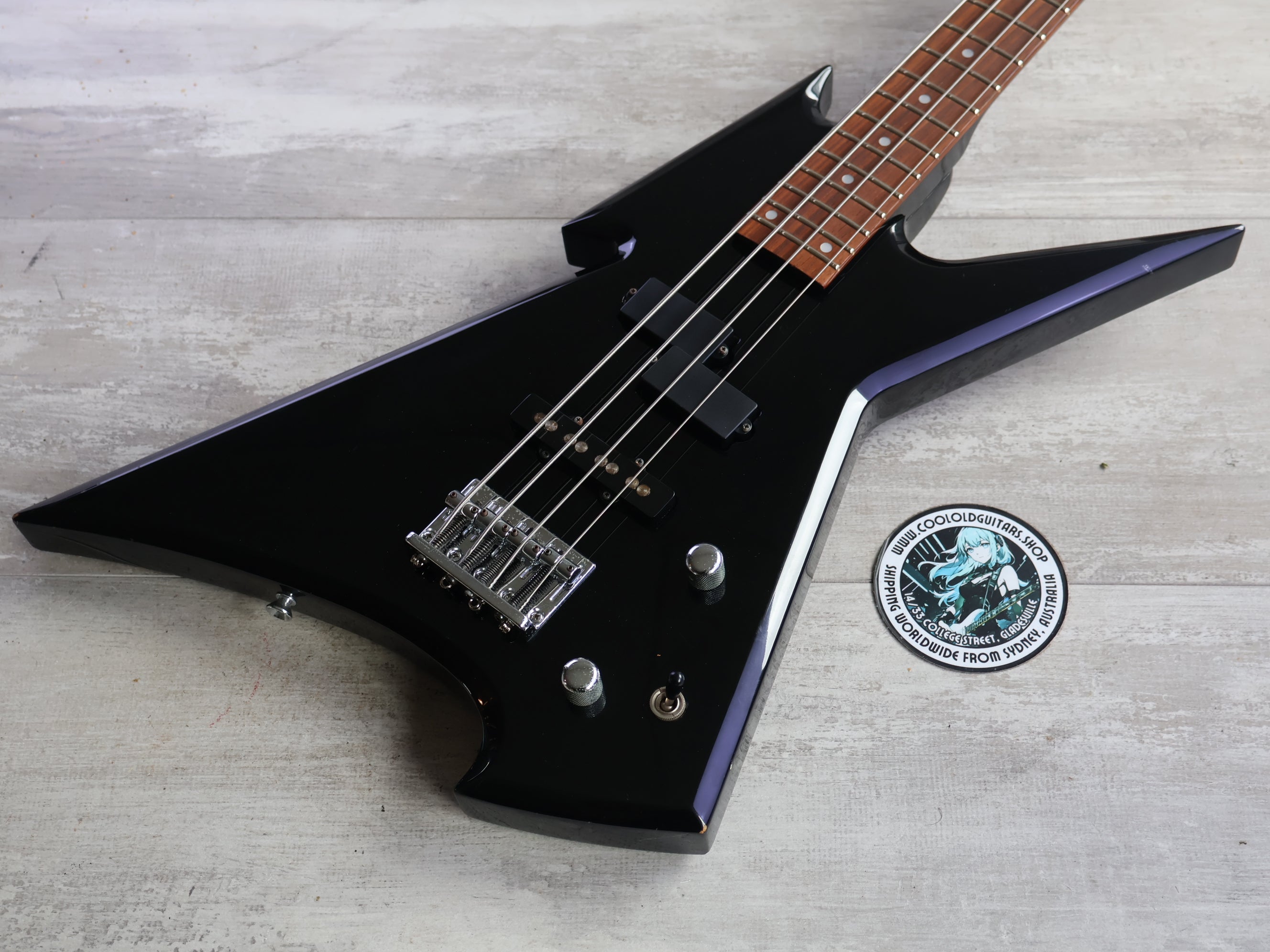 1990's Edwards SGB-800 SEXX GEORGE Ironbird Bass (Black) – Cool