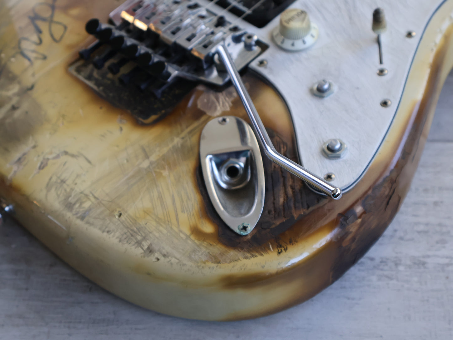 2008 Fender Japan ST71 Mick Mars Style Superstrat w/Floyd Rose