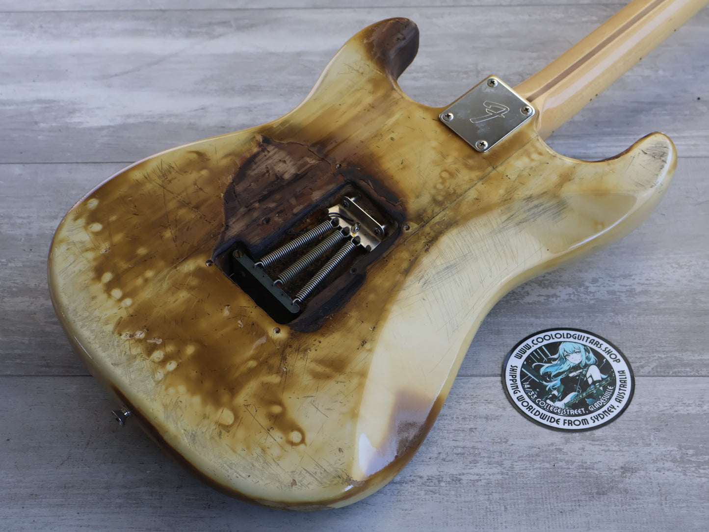 2008 Fender Japan ST71 Mick Mars Style Superstrat w/Floyd Rose