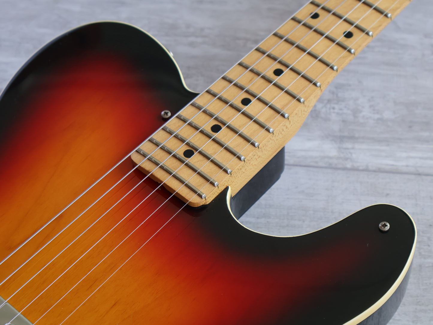 1989 Bill Lawrence Japan BTOM-60P Esquire Telecaster (Three-Tone Sunburst)
