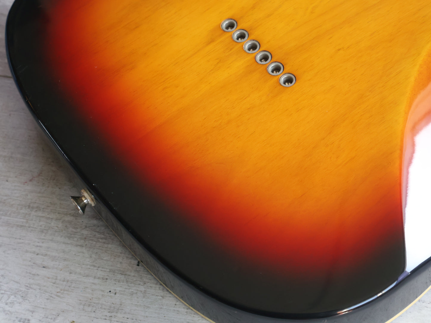 1989 Bill Lawrence Japan BTOM-60P Esquire Telecaster (Three-Tone Sunburst)