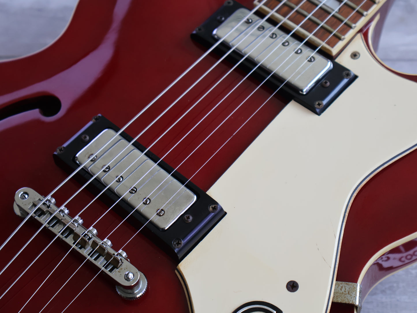 1998 Epiphone Korea Riviera-HB Semi Hollowbody w/Mini Humbuckers (Cherry Red)