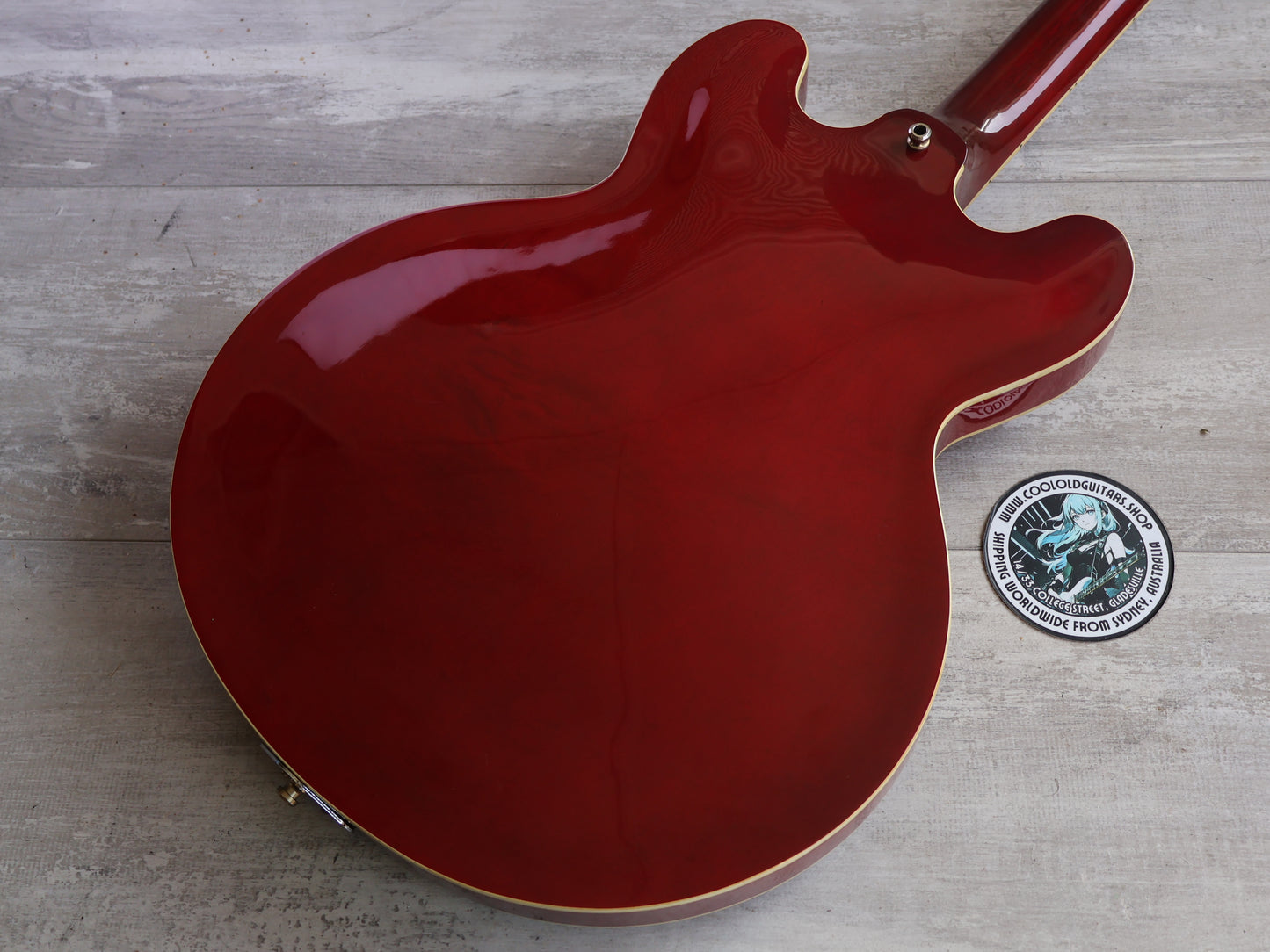 1998 Epiphone Korea Riviera-HB Semi Hollowbody w/Mini Humbuckers (Cherry Red)